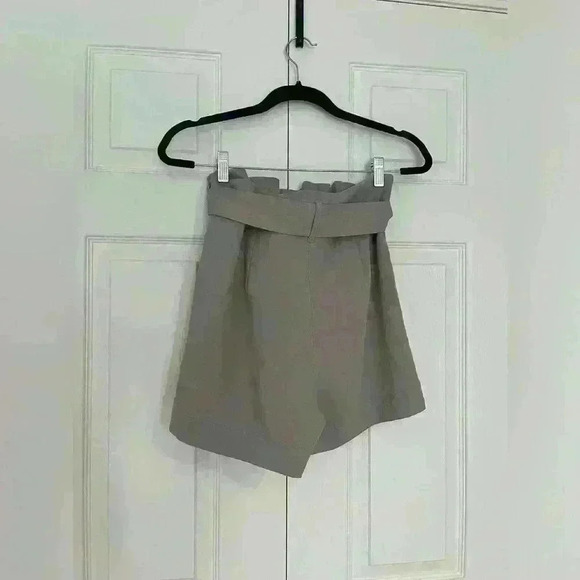 NWOT ARITZIA  WILFRED PAPER BAG HIGH WAIST SHORT SIZE 4 GREY TAUPE - Picture 7 of 8